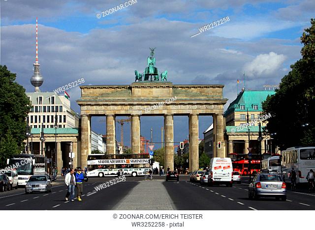 Brandenburger Tor und Platz des 18. März, Deutschland, Berlin