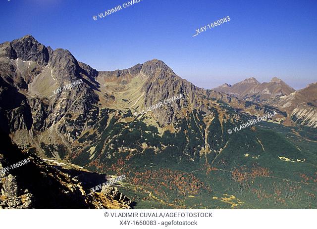 The valley of Zelene pleso, High Tatras, Slovakia