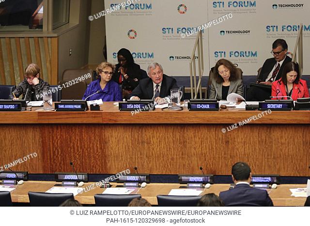 United Nations, New York, USA, May 14, 2019 - Fourth UN Multi-stakeholder Forum on Science, Technology and Innovation for the SDGs (STI Forum) today at the UN...