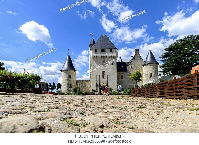 France, Touraine, Indre et Loire, Lemere, castle of Rivau 15 th century, on Remarkable Garden list