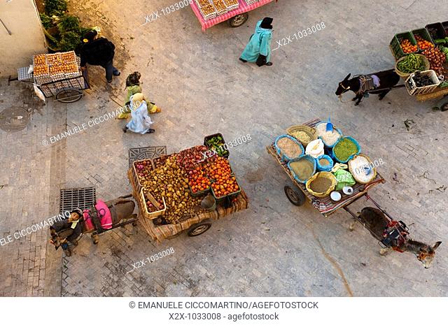 Street hawkers' market, Medina, Oujda, Oriental region, Morocco