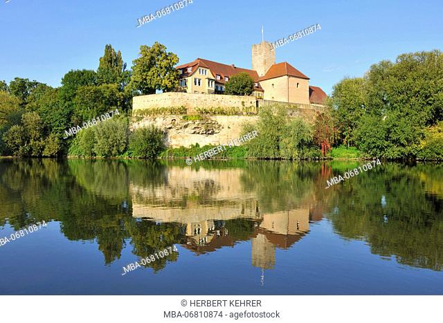 Germany, Baden-Wurttemberg, Lauffen am Neckar, Grafenburg (castle)