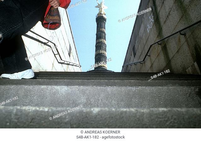 Treppe - Siegessaeule - Berlin - Deutschland | Stairs - Triumphal Column - Berlin - Germany |  fully-released