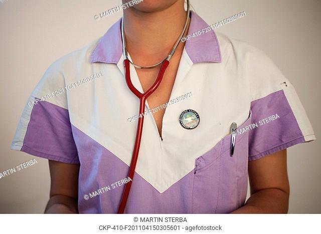 health care, nurse, nursing sister, woman, stethoscope CTK Photo/Martin Sterba, Josef Horazny , MR
