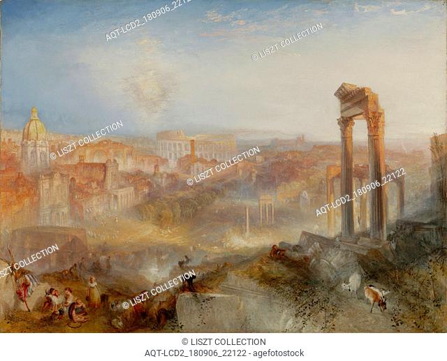 Modern Rome-Campo Vaccino; Joseph Mallord William Turner (British, 1775 - 1851); England; 1839; Oil on canvas; 91.8 × 122.6 cm (36 1, 8 × 48 1, 4 in.)
