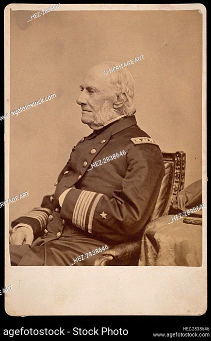 Portrait of Admiral William Branford Shubrick (1790-1874), Before 1874. Creator: Brady's National Photographic Portrait Galleries