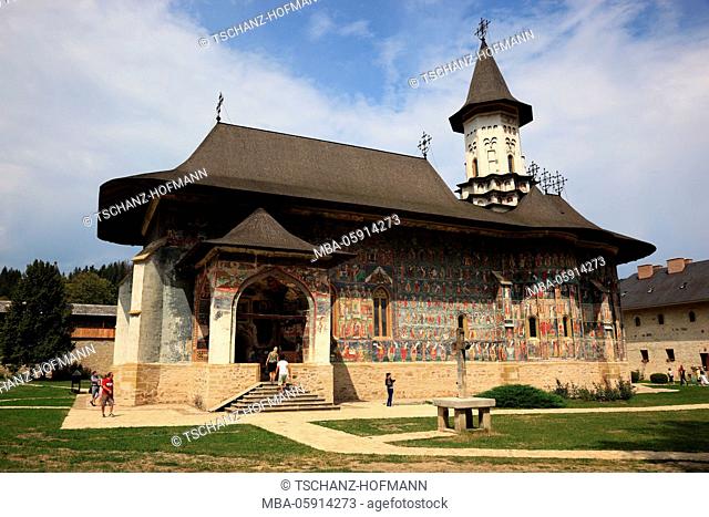 Sucevita, The cloister of Sucevita, roumanian Manastirea Sucevita, lies in Romania in the district Suceava in the area of the municipality of Sucevita