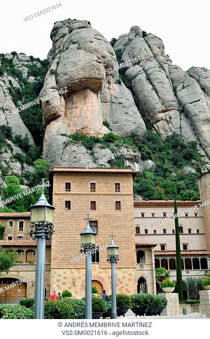 Montserrat rocky mountain near Barcelona