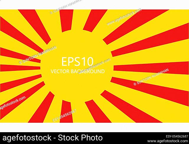 Sunlight retro wide horizontal background Celebration Vector illustration