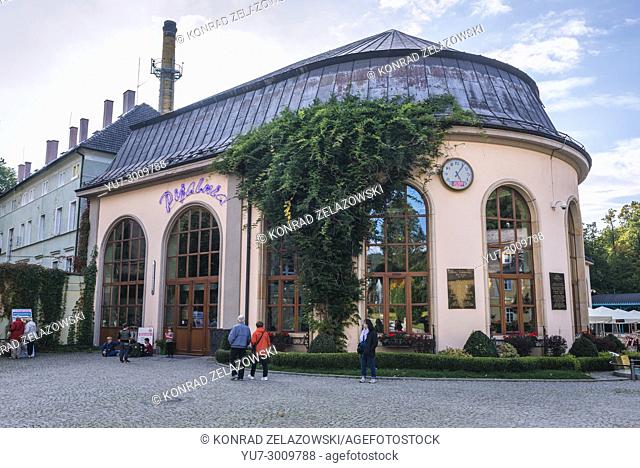 Mineral Water Pump Room building in so called Spa Park of Kudowa-Zdroj town in Lower Silesian Voivodeship of Poland