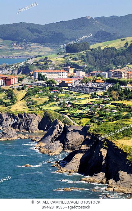 Bermeo coast. Vizcaya Province, Basque Country, Euskadi, Spain