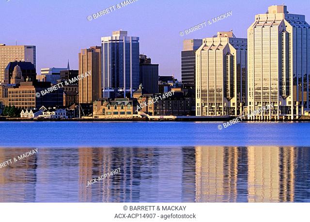 Halifax waterfront at sunrise, Nova Scotia, Canada