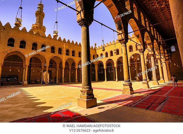 Mosque of Al-Nasir Muhammad ibn Qala'un at the Citadel in Cairo, Egypt