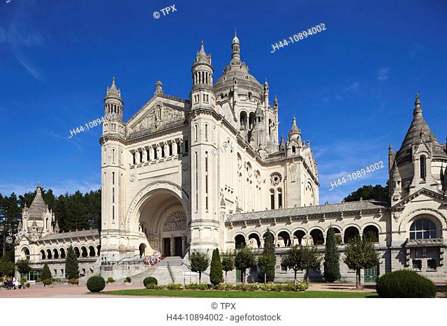 Europe, France, Normandy, Normandie, Lisieux, Basilica of Saint Therese, Basilica of Saint Theresa, Saint Therese, Saint Theresa, Basilica, Basilicas, Tourism