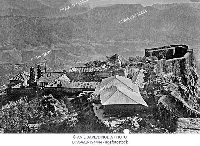 Pratapgarh temple, mahabaleshwar, maharashtra, india, asia