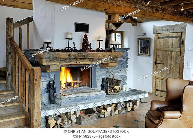 chalet Merlot, Le Miroir Sainte-Foy-Tarentaise, departement de Savoie, region Rhone-Alpes, France, Europe//the luxury Chalet Merlo