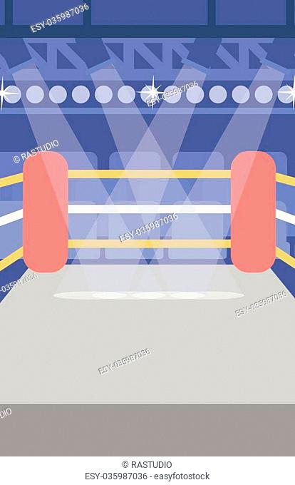 Illustration shows a boxing ring Stock Photos and Images | agefotostock