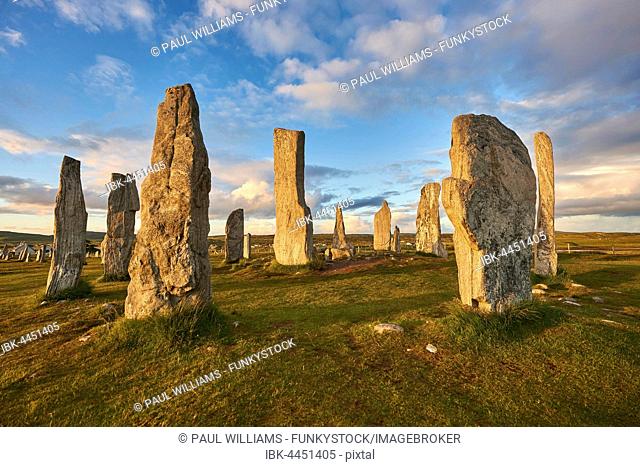 Calanais Neolithic Standing Stones, Isle of Lewis, Outer Hebrides, Scotland