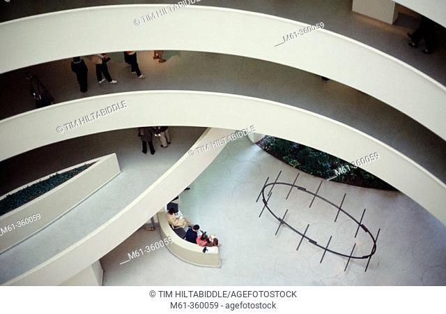 Guggenheim Museum by Frank Lloyd Wright. New York City, USA