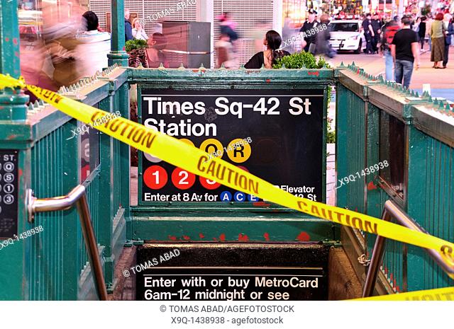 Times Square, Subway Metro, 42nd Street, New York City, 2011