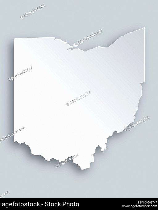 Karte von Ohio - Map of Ohio