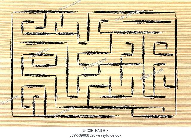metaphor maze design: find your way