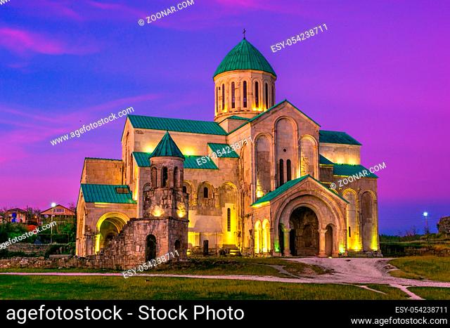 Bagrati Cathedral orThe Cathedral of the Dormition called also the Kutaisi Cathedral in the city of Kutaisi, Georgia