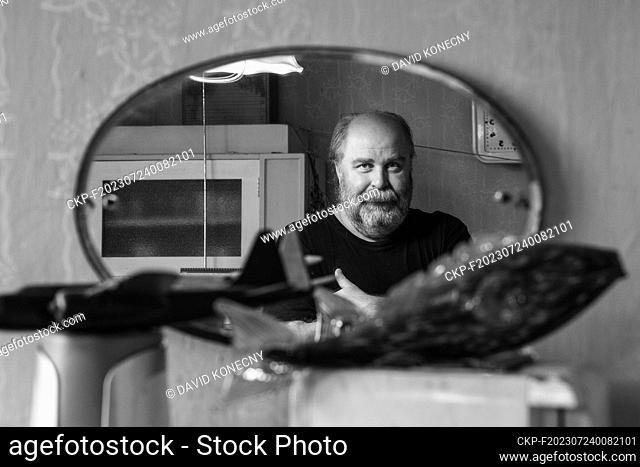 The Czech novelist Vaclav Kahuda has died at the age of 57 in Czech Republic, July 25, 2023. The writer, whose real name was Petr Kratochvil