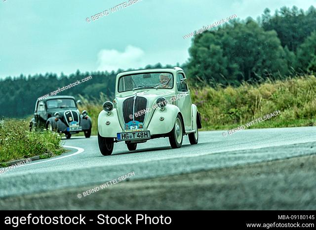 Bad König, Hesse, Germany, Fiat 500 B Topolino, built in 1948, 569 cc displacement, 16.5 hp at the classic festival