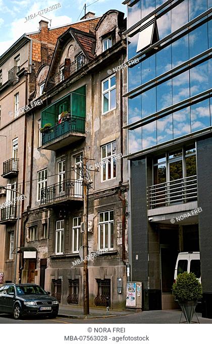 House, street, architecture, Belgrade