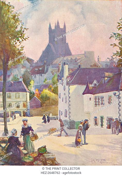 'Springtime in Brittany (Quimperlé)', 1911, (1913). Artist: Joseph Ratcliffe Skelton