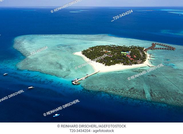 Vacation Island Alimatha, Felidhu Atoll, Indian Ocean, Maldives
