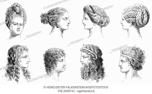 Traditional hairstyles in ancient Greece