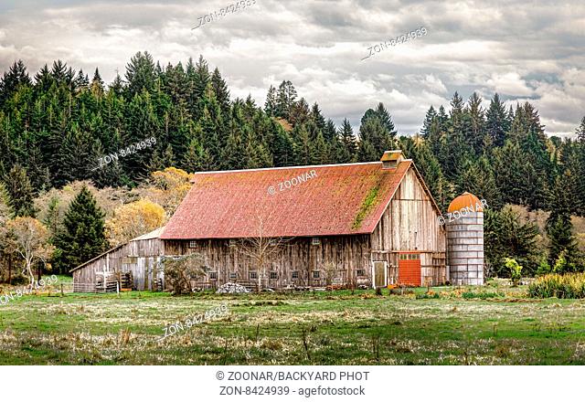 Old Abandoned Barn, Color Image