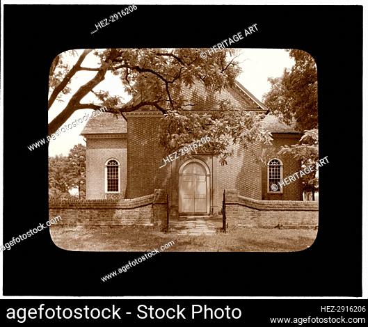 Abingdon Church, White Marsh vicinity, Gloucester County, Virginia, 1930. Creator: Frances Benjamin Johnston