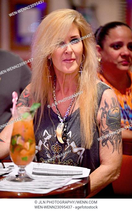 Lita Ford judges a bartending contest and hosts a silent auction at a Pinktober fundraiser at the Seminole Hard Rock Hotel & Casino Featuring: Lita Ford Where:...