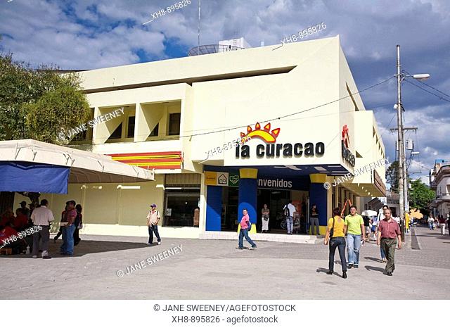 La Curacao shop on Parque Central (Central Park), Plaza Morazan, Tegucigalpa, Honduras