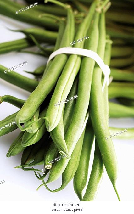 A bunch of French beans
