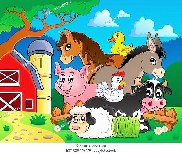 Farm animals topic image 3