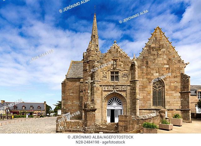 Chapel of Notre Dame de la Clarte at Perros-Guirec, French Brittany, France, Europe