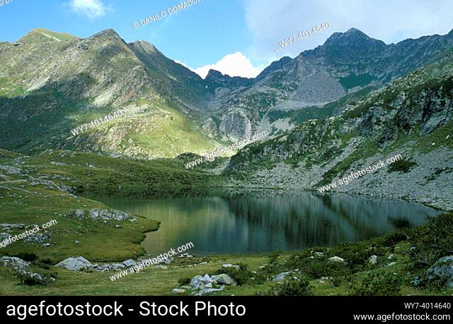 orobie mountains: porcile lakes, porcile lakes, italy