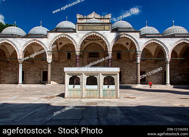 Istanbu - Süleymaniye Mosque. Süleymaniye-Moschee