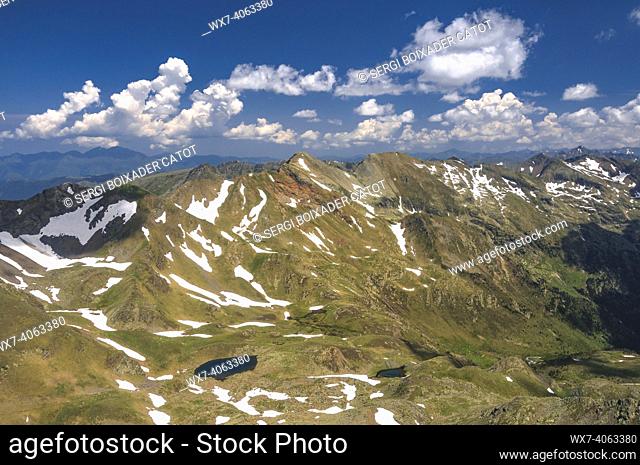 Views from the Cabaneta summit (Sorteny Valley Natural Park, Andorra, Pyrenees)