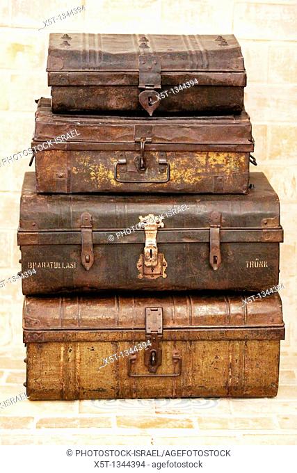 Antique travelling trunks
