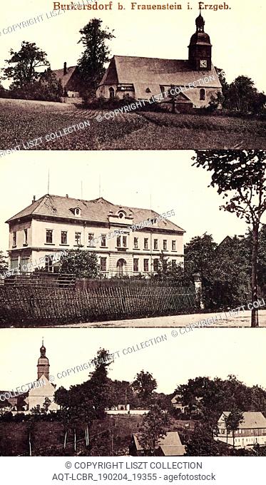 Burkersdorf (Frauenstein), Buildings in Landkreis Mittelsachsen, Postcards of buildings in Landkreis Mittelsachsen, Churches in Landkreis Mittelsachsen