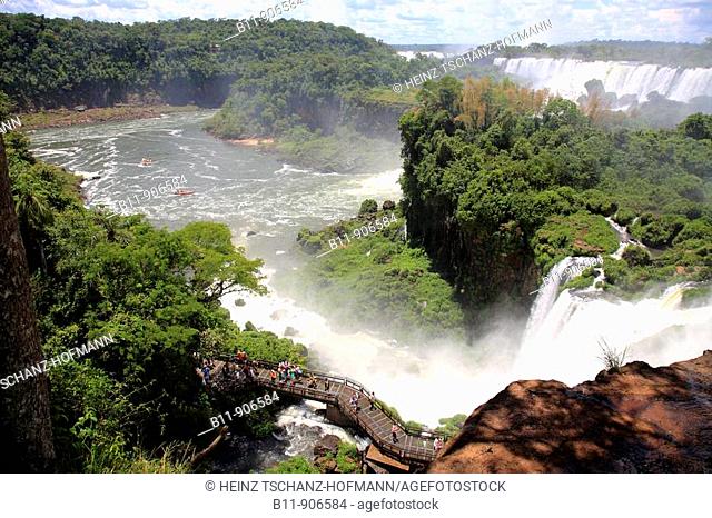 Iguacu Wasserfälle, Iguazu, argentinische Seite, Provinz Misiones, Argentinien / Iguazu Falls, Iguazu, Argentinian side, Misiones Province, Argentina