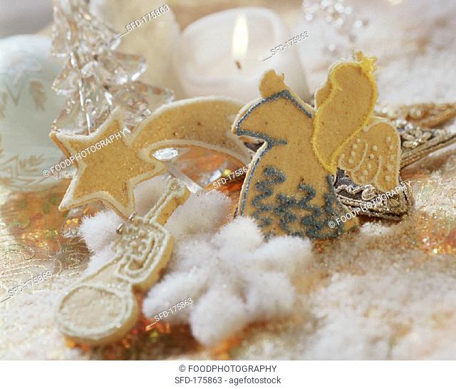 Various sweet pastry biscuits (Angel, stars, trumpets)