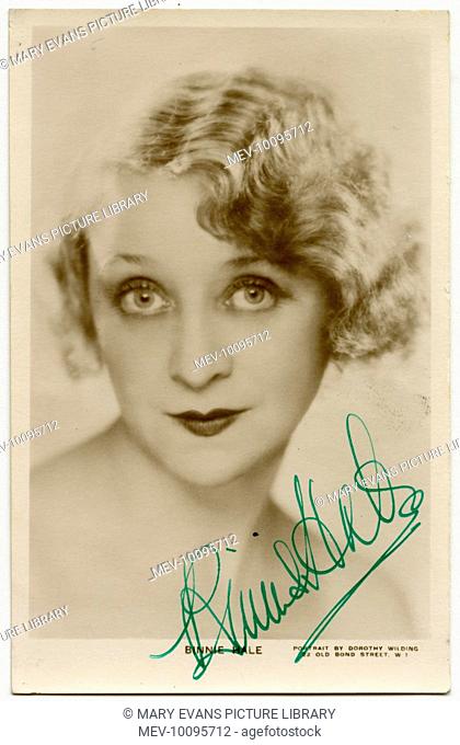 Binnie Hale (Bernice Hale Munro) (1899 – 1984), British revue artiste who occasionally appeared in films