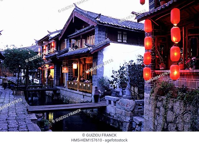 China, Yunnan province, Lijiang, listed as World Heritage by UNESCO