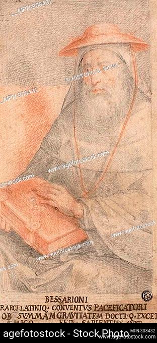 Author: Federico Zuccaro. Bessarion - c. 1560 - Attributed to Federico Zuccaro Italian, 1540/41-1609. Red and black chalk on ivory laid paper